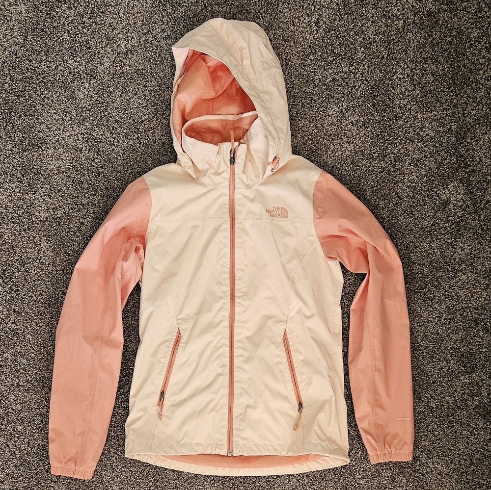 Women's The North Face, Rain Jacket, Pink/Salmon, Size Small